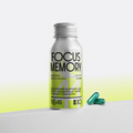 Флакон NS44 Focus Memory на 30 капсул з двома зеленими капсулами поруч